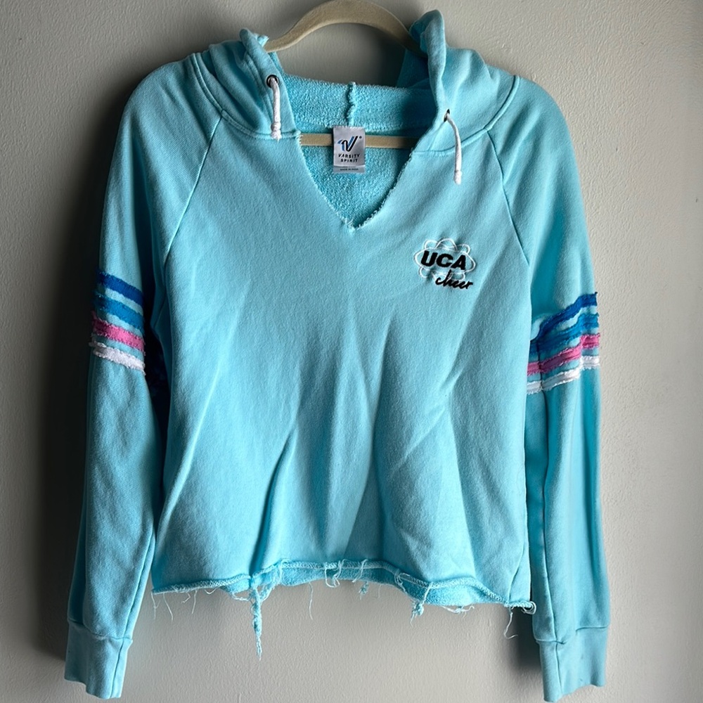 Light Blue UCA Cheer Hoodie medium